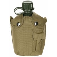 Gourde en plastique MFH US - 1 l - housse - coyote tan -...