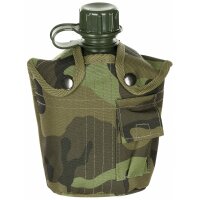 Gourde en plastique MFH US - 1 l - housse - M 95 CZ...