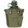 Gourde en plastique MFH US - 1 l - housse - olive - sans BPA