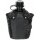 Gourde en plastique MFH US - 1 l - housse - noir - sans BPA