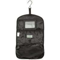 MFH Waschzeugtasche - schwarz - rollbar