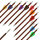 BSW Wood - Flèches darbalète en carbone aspect bois - 7,5 pouces - fait main - pour Cobra System Adder, R9, R10
