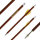 BSW Wood - Flèches darbalète en carbone aspect bois - 7,5 pouces - fait main - pour Cobra System Adder, R9, R10