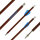 BSW Wood - Flèches darbalète en carbone aspect bois - 7,5 pouces - fait main - pour Cobra System Adder, R9, R10