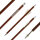 BSW Wood - Flèches darbalète en carbone aspect bois - 7,5 pouces - fait main - pour Cobra System Adder, R9, R10