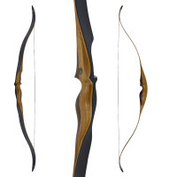 JACKALOPE - Amber - 62 pouces - One Piece Arc de recurve - Modèle 2022 - 20-50 lbs