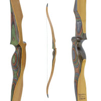 JACKALOPE - Tourmaline - 64 pouces - One Piece arc recurve - 25-50 lbs