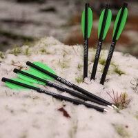 Flèches darbalète en carbone | X-BOW FMA - 6,5 pouces - pack de 6