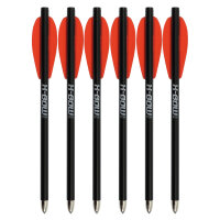 Flèches d'arbalète en carbone | X-BOW FMA - 6,5 pouces - Deep Penetration - Paquet de 6