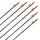 Komplettpfeil | SKYLON Edge - Carbon - ab Werk befiedert - 12er Pack | Spine 300