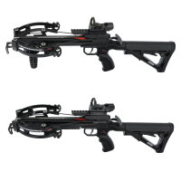[SET] X-BOW FMA Supersonic XL - 120 lbs / 330 fps - Arbalète pistolet avec tige triangulaire, Red Dot & Flèches darbalète