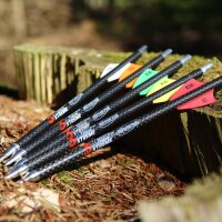 SPHERE 3K Xtreme - 7,5 pouces - Flèches darbalète en carbone - fait main - pour Cobra System Adder, R9, R10
