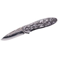 Couteau de poche HERBERTZ - Tête de mort