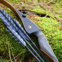 JACKALOPE Moonstick Carbon - 50 Pouces - 20-50 lbs - One Piece Arc Recurve