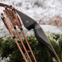 JACKALOPE Moonstick Carbon - 50 Pouces - 20-50 lbs - One Piece Arc Recurve