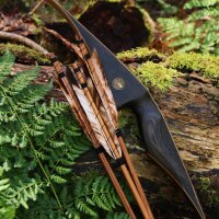 JACKALOPE Moonstick Carbon - 50 Pouces - 20-50 lbs - One Piece Arc Recurve