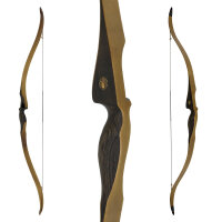 JACKALOPE Moonstick Carbon - 50 Pouces - 20-50 lbs - One Piece Arc Recurve