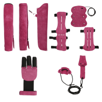 [SPECIAL] elTORO Wild Colorz - Set - Schiesshandschuh, Armschutz, Köcher & Spannschnur