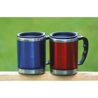 BASICNATURE Mug - Gobelet thermique en acier inoxydable - diff. couleurs