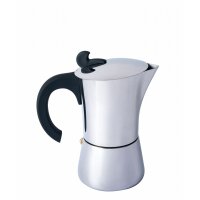 BASICNATURE Edelstahl - Espresso Maker - versch. Größen