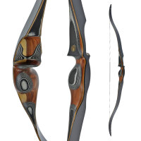JACKALOPE - Onyx - 62 pouces - One Piece Arc de recurve - 20-50 lbs