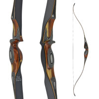 JACKALOPE - Onyx - 62 pouces - One Piece Arc de recurve - 20-50 lbs