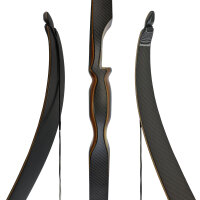 JACKALOPE - Onyx - 62 pouces - One Piece Arc de recurve - 20-50 lbs