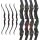 SPIDERBOWS Raven - 62-68 pouces - 20-50lbs - Arcs recurves T/D