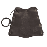 elTORO Armschutz Leder mit Schnürung