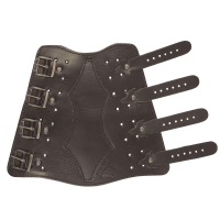 elTORO Armschutz Leder mit Schnallen