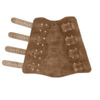elTORO Armschutz Leder mit Schnallen