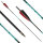26-30 lbs | [Prix conseillé] Flèche en carbone | SPHERE Hunter Pro - avec plumes naturelles | Spine 800 | 32 pouces