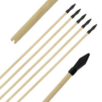 FLITZEBOGEN Flèches en bois - 20 pouces - 5 pièce