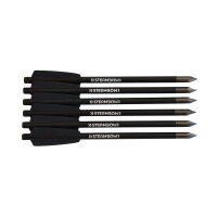 STEAMBOW Flèches d'arbalètes Bodkin pour série AR - noir - pack de 6