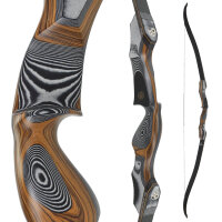 JACKALOPE - Onyx - 60-64 pouces - 30-50 lbs - Take Down arc recurve