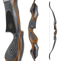 JACKALOPE - Onyx - 60-64 pouces - 30-50 lbs - Take Down arc recurve