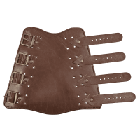 elTORO Armschutz Leder mit Schnallen
