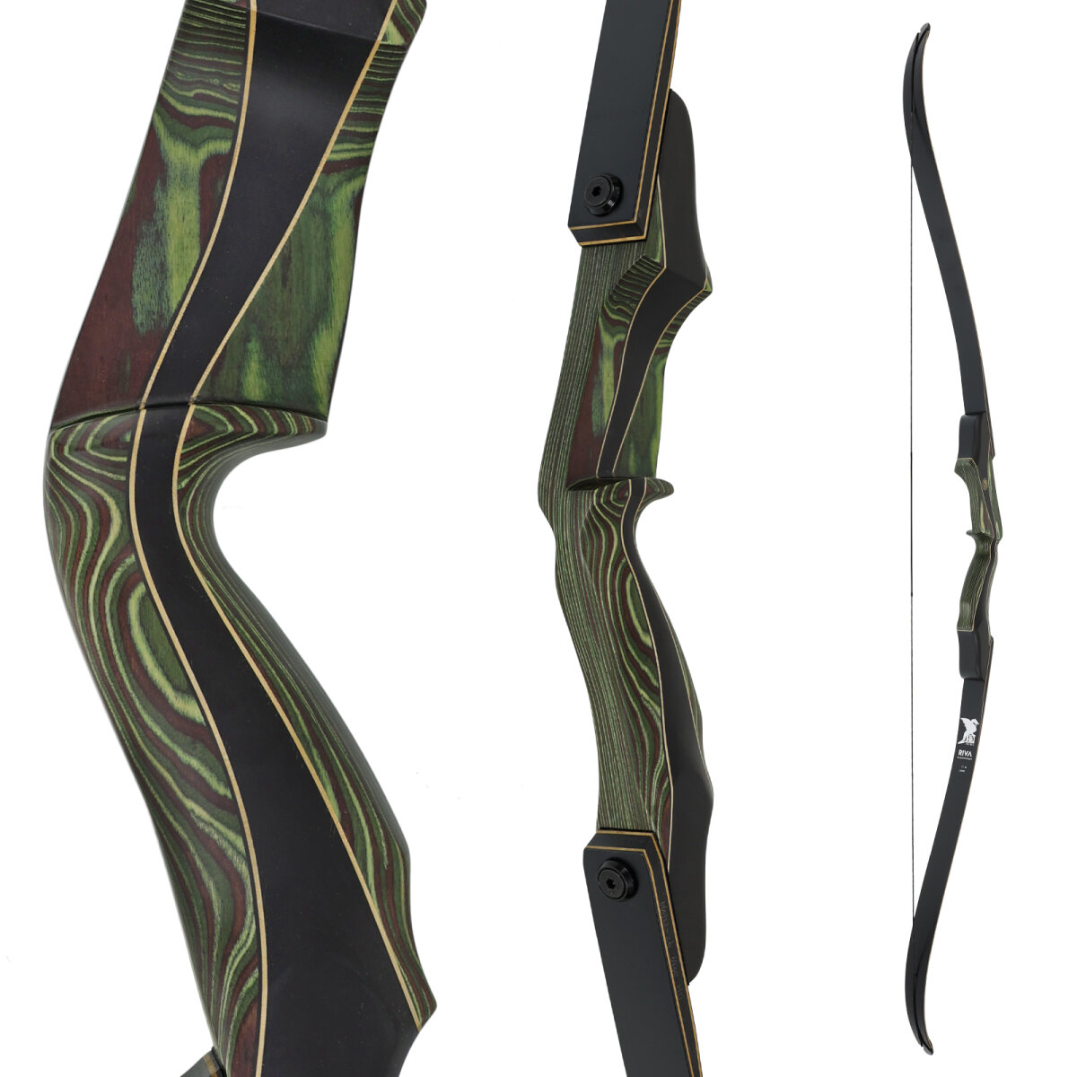 DRAKE ARCHERY Riva 62 Zoll 50 lbs Recurvebogen RH für