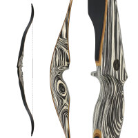 JACKALOPE - Hagstone - 62 Pouces - One Piece Arc de recurve - 25-45 lbs