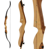 DRAKE Alabaster Junior - 58 pouces - 16 lbs - Take Down arc recurve | Main droite