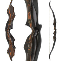JACKALOPE - Tigerseye - Refined Tournament - 60-68 pouces - 30-50 lbs - Take Down arc recurve