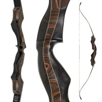 JACKALOPE - Tigerseye - Refined Tournament - 60-68 pouces - 30-50 lbs - Take Down arc recurve