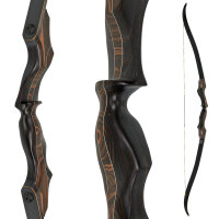 JACKALOPE - Tigerseye - Refined Tournament - 60-68 pouces - 30-50 lbs - Take Down arc recurve