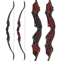 JACKALOPE - Red Beryl - Refined Tournament - 62-68 pouces - 30-50 lbs - Take Down arc recurve