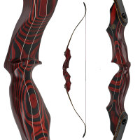 JACKALOPE - Red Beryl - Refined Tournament - 62-68 pouces - 30-50 lbs - Take Down arc recurve
