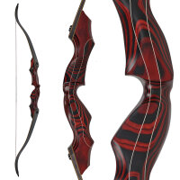 JACKALOPE - Red Beryl - Refined Tournament - 62-68 pouces - 30-50 lbs - Take Down arc recurve