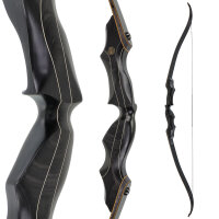 JACKALOPE - Obsidian - Refined Tournament - 62-68 pouces - 30-50 lbs - Take Down arc recurve