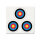 Arbalète de campagne - support triangulaire 40 cm - papier offset - mat