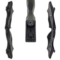 Poignée | SPIDERBOWS Blizzard - 23 pouces - ILF | Noir/Argent | Main droite