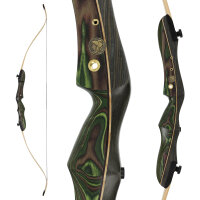 DRAKE Moss - 62-70 pouces - 16-42 lbs - Take Down arc recurve